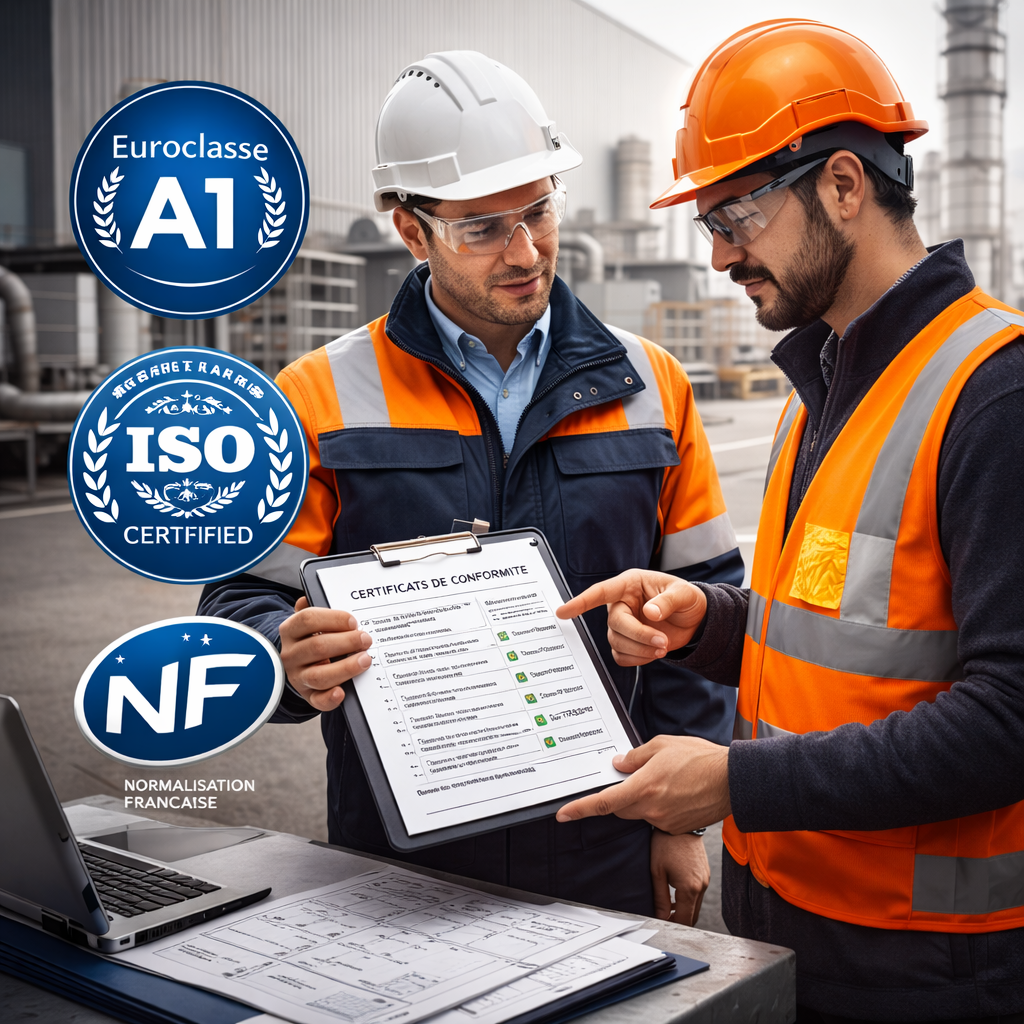 Certifications flocage Euroclasse A1 et conformité DTU